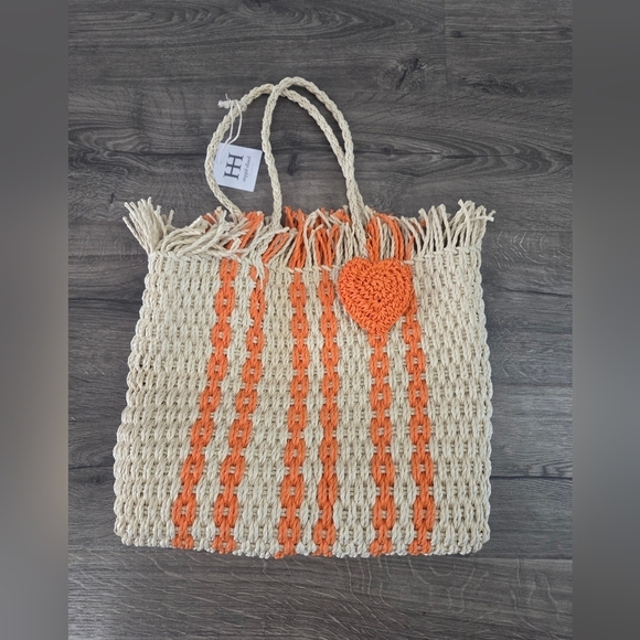 Haute Hippie Handbags - Haute Hippie Woven Tote NEW